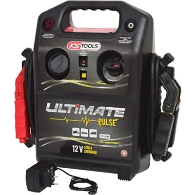 Afbeelding van KS Tools, Starters, 12 V condensator booster mobiele jump starter 720 A (550.1830) (2250 A)