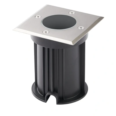 Afbeelding van Grondspot Vierkant, Tuinverlichting, GU10 Fitting, Waterdicht IP67, RVS
