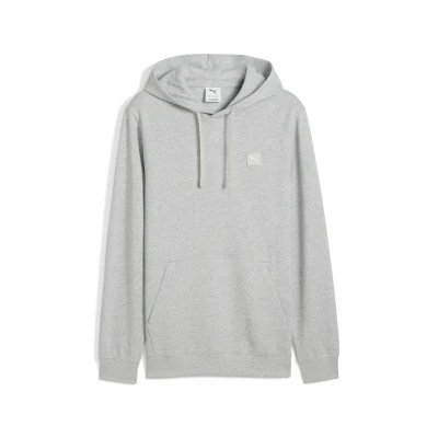 Image de PUMA Essentials Elevated Hoodie Men, Vêtements, Light Gris Heather, M