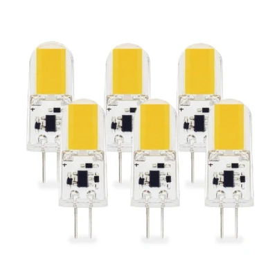 Afbeelding van G4 LED Lamp 3W COB Warm Wit Dimbaar 6 Pack