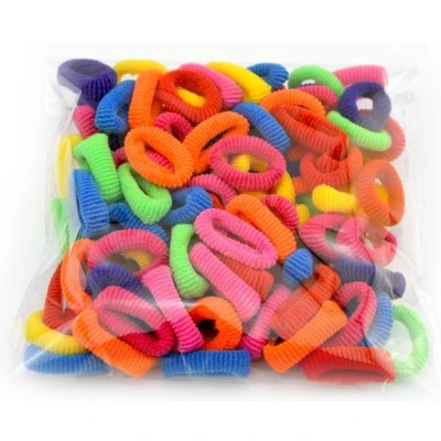 Afbeelding van Haarelastiekjes 100 stuks multicolour