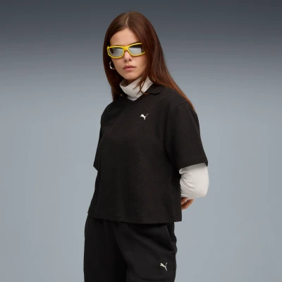 Image de T shirt dÃ©contractÃ© Ã  col polo PUMA Class Femme