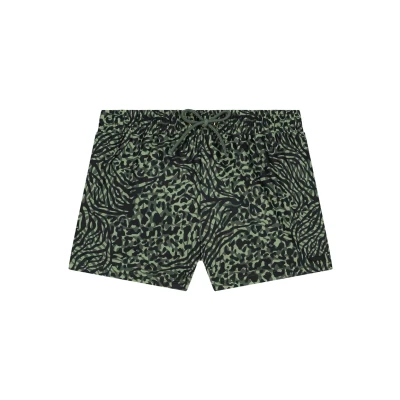 Afbeelding van Shiwi Zwemshorts voor kinderen, Maat: 122/128, Forest green mixed animal