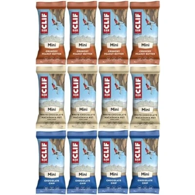 Image de CLIF Bar Minis Lot de 12 barres énergétiques protéinées 28 g