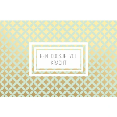 Afbeelding van Een doosje vol kracht