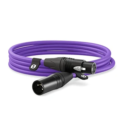 Afbeelding van Rode XLR3M PU XLR Verbindingskabel 3 m Lila
