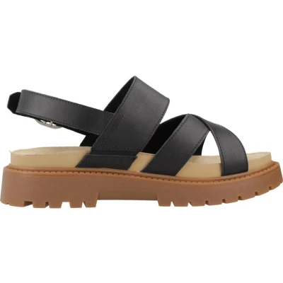 Afbeelding van Timberland Clairemont WAY Sandalen, Dames, Maat: 39, Black Leer