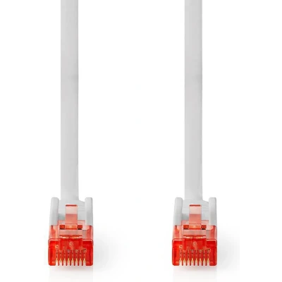 Afbeelding van Netwerkkabel Cat6 U/UTP 30 meter (100% koper, Wit)