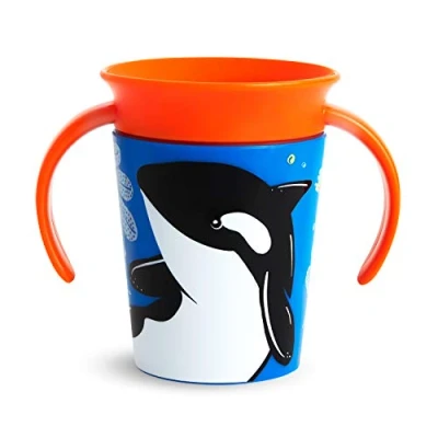 Afbeelding van Munchkin Miracle 360 WildLove trainingsbeker, 177 ml, orka