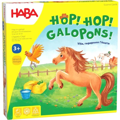 Afbeelding van Gezelschapsspel Hop in galop! Haba +3jr