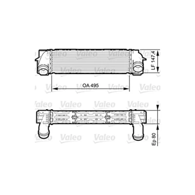 Afbeelding van Valeo Interkoeler 818252