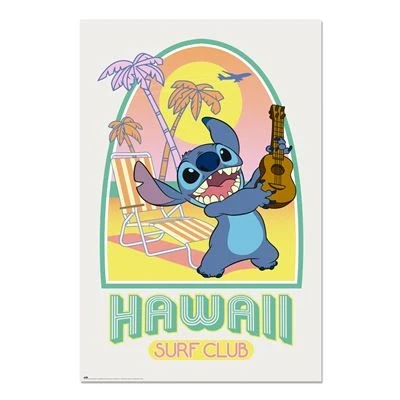Image de Poster Stitch Hawaii Club Surf