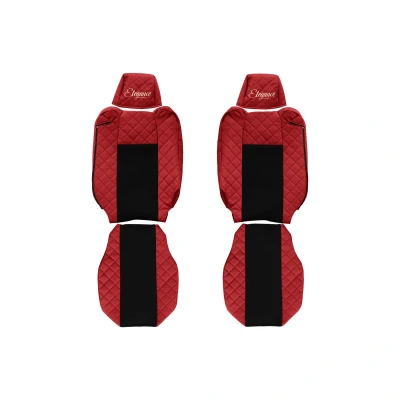 Afbeelding van F CORE Elegance FX19 RED Stoelhoes Rood Met motief Kunstleer Voor