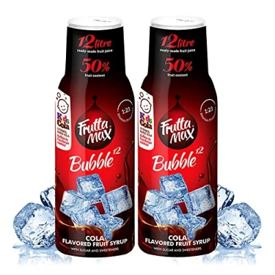 Image de FruttaMax Concentré de sirop fruits Moins sucre avec 50% convient pour machine à soda 500ml (Cola)