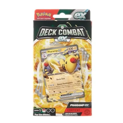 Image de Pokemon Deck Combat ex : Lucario ou Pharamp Modèle aléatoire Version Française