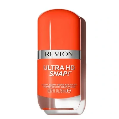Image de Revlon, Ultra Hd Snap, VernisàOngles 100 pourcentage Vegan, 78 d&#039;Ingrédients d&#039;Origine Naturelle, Formule Intense, Brillante et Fortifiante, N007 Hot Stuff, 8 Ml