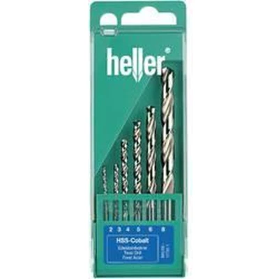 Afbeelding van Heller 17735 D HSS Metaal spiraalboorset 6 delig 2 mm, 3 4 5 8 mm Kobalt DIN 338 Cilinderschacht 1 set(s)