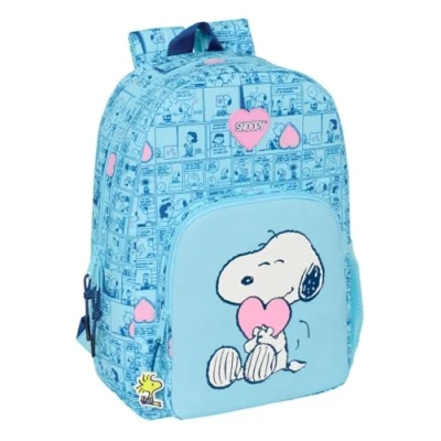 Afbeelding van Schoolrugzak Snoopy Love Blauw 30 x 46 14 cm