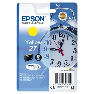 Afbeelding van Epson 27 Inktcartridge / Geel