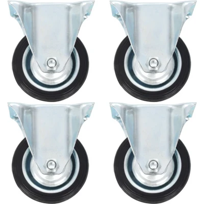 Afbeelding van vidaXL 16 st Wielen vast 75 mm