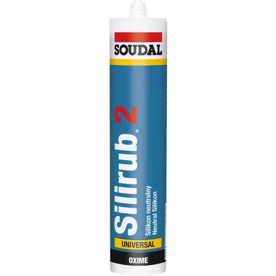 Afbeelding van Soudal Silirub 2 Siliconenkit Cement Grijs 300 ml 120489