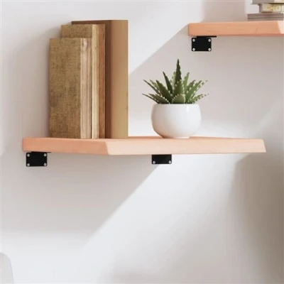 Afbeelding van Wandschap 40x40x4 cm onbehandeld massief eikenhout