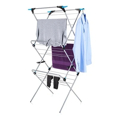 Afbeelding van Minky 3 Tier Plus binnenairer met 21 m droogruimte, zilver