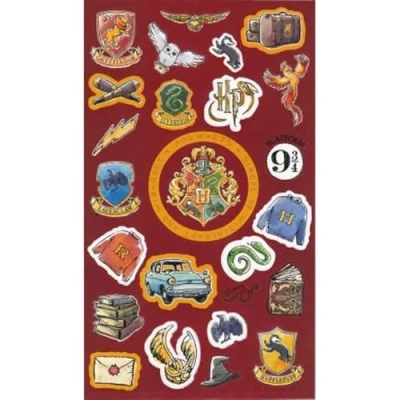 Afbeelding van 25 herbruikbare Harry Potter stickers (Hogwarts)