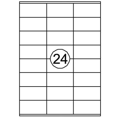 Afbeelding van Etiket Quantore 70x36mm 2400stuks