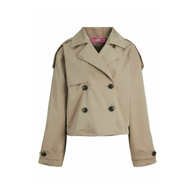 Afbeelding van JJXX Carlie Short Unisex Trenchcoat, Maat: XL, Twill