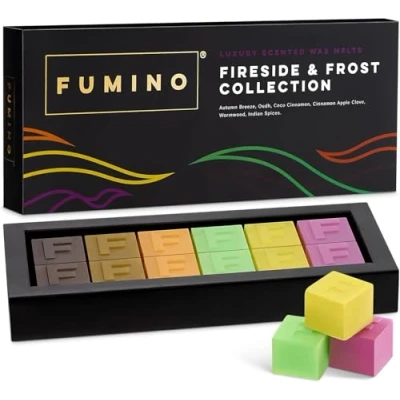 Afbeelding van Fumino Set van 12 handgemaakte luxe waxen met bijenwas en kokosolie