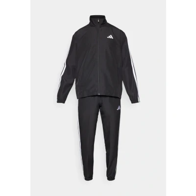 Afbeelding van adidas Sportswear Basic 3 Stripes SET Trainingspak, Heren, Maat: XL, Black