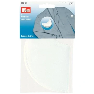 Afbeelding van Sous Bras Lange Mouwen Wit M (2 Stuks) 100% Katoen Schoudervulling