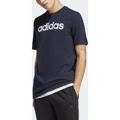 Afbeelding van adidas Sportswear Essentials Linear Tshirt print, Heren, Maat: Medium, Legend ink/white