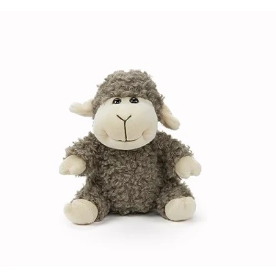 Afbeelding van lilizzhoumax Schapen Pluche 13cm/5&quot; Zittend Simulatie Speelgoed Zachte Poppen Wilde Dieren Cadeau voor Kinderen Vrienden Grijs