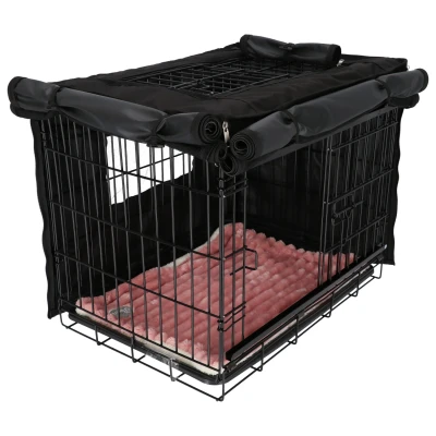 Afbeelding van Adori Benchhoes Zwart Hondenbench 62x47x49 cm