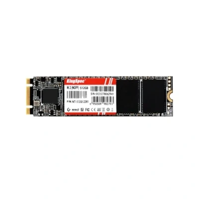 Afbeelding van KingSpec SSD 512 GB M2 SATA 2280, 3D NAND Flash, interne harde schijf III 6 Gb/s, compatibel met desktop en laptop