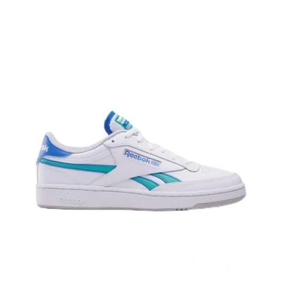 Afbeelding van Reebok Classic CLUB C Revenge Sneakers laag, Maat: 44, White/kineticblue/green Leer en imitatieleer
