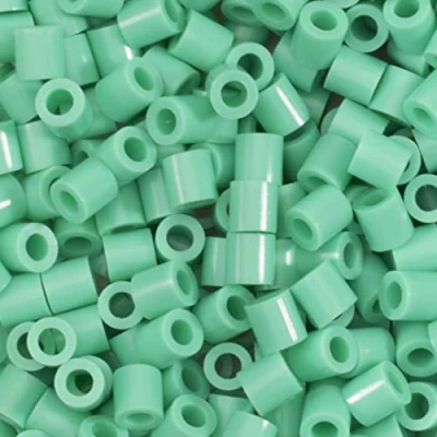 Afbeelding van Vaessen Creative Strijkparels, Aqua, set met 1100 stuks DIY voor kinderen, sieraden maken, decoratie, huis en andere creatieve vrijetijdsideeën, 5 mm