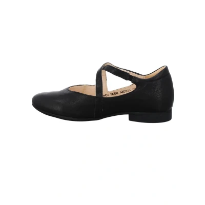 Afbeelding van Think! GUAD Ballerina&#039;s met enkelbandjes, Dames, Maat: 37, Schwarz Leer