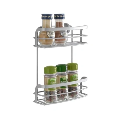 Afbeelding van Metaltex Eureka Safefix kruidenrek wand zonder boren