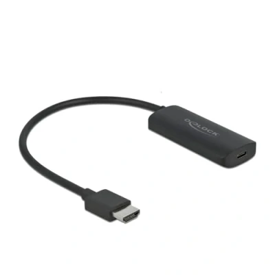 Afbeelding van Delock 4K 60 HDMI A mannelijk naar USB Type C™ vrouwelijk (DP Alt Mode) adapter
