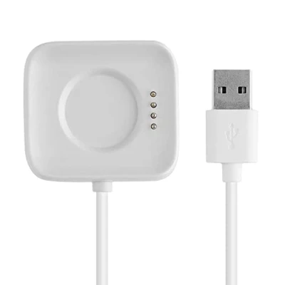Afbeelding van kwmobile USB oplaadkabel geschikt voor Oppo Watch 1 (46mm) kabel Laadkabel smartwatch in wit