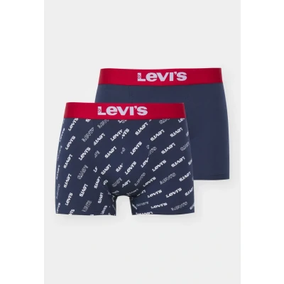 Afbeelding van Levi&#039;s MEN LOGO Brief 2 PACK Onderbroeken, Heren, Maat: Medium, Blue/white/red