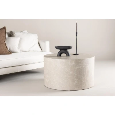 Afbeelding van Melissa ronde salontafel ø 80 cm beige