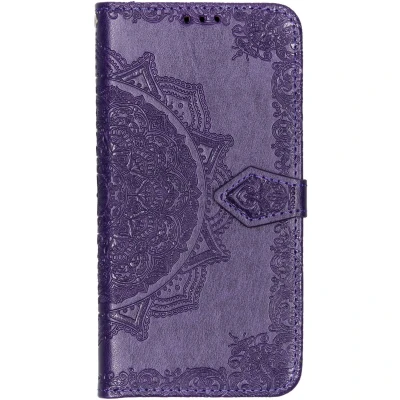 Afbeelding van Hoesje Met Pasjeshouder Geschikt voor Samsung Galaxy A50 / A30s Mandala Bookcase Paars