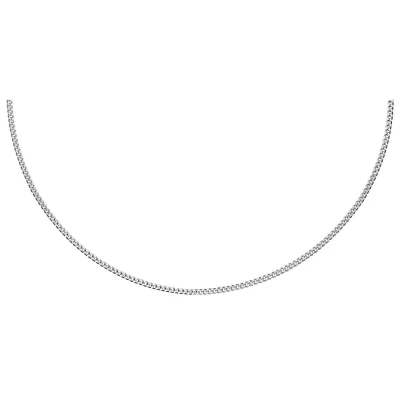 Afbeelding van Lucardi Gourmet Ketting silvercoloured, Dames, Maat: 50, Silver coloured