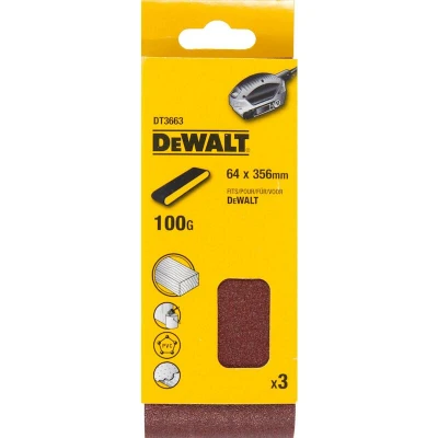 Afbeelding van DeWALT DT3663 P100 Schuurband 64x356mm VE=3