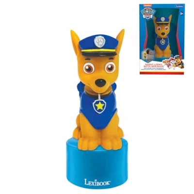 Image de Lexibook, La Pat&#039; Patrouille, Veilleuse Chase avec haut parleur pour chambre d&#039;enfant, lumière douce, à piles, Bleu, NS01PA