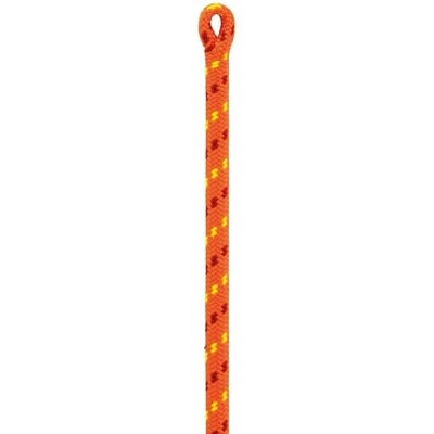Afbeelding van Petzl Flow 11.3mm soepele kernmantellijn met spliced touweinde 45m oranje 1 x splice
